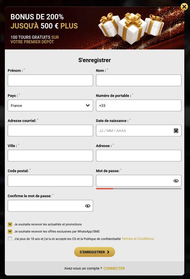 Unique casino live casino à France
